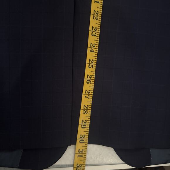 Hart Schaffner Marx Suit Mens 39 Wool Blend Window Pane Blazer Pants Union USA - Picture 13 of 16